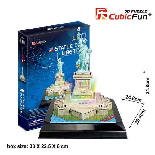 Statue of Liberty LED 3D-Puzzle